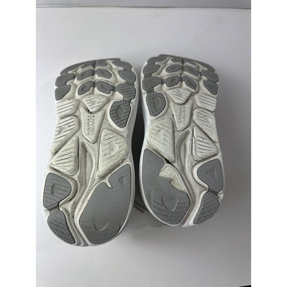 Hoka One One Clifton 10 Shoes Mens Size 11 2E Wide Stellar Grey *Heavy Wear - Picture 11 of 16